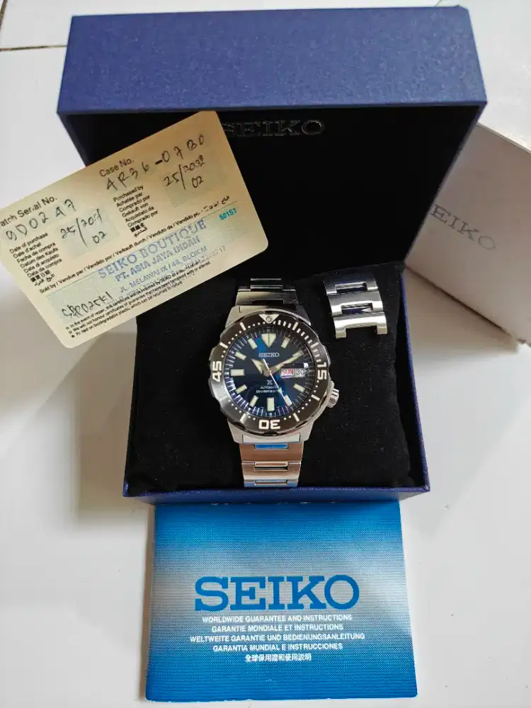 Seiko monster SRPD25K1 original bekas bagus normal semua siap pakai