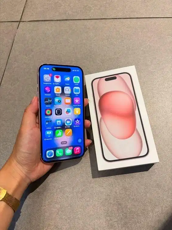 Jual iphone 15 128gb  IBOX FULLSET MULUSSS