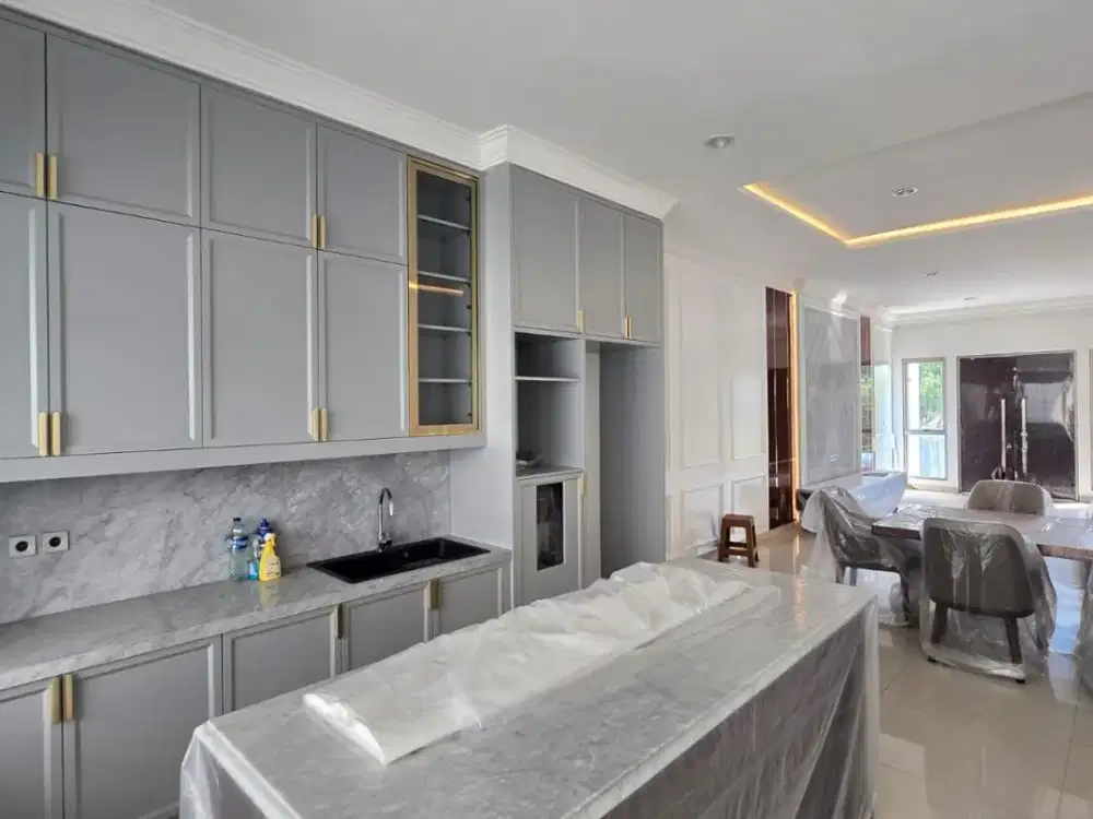 DISEWAKAN RUMAH GOLF ISLAND CLUSTER SYMPHONY UK 10X25 (2 LANTAI) FURNISHED INTERIOR HADAP UTARA