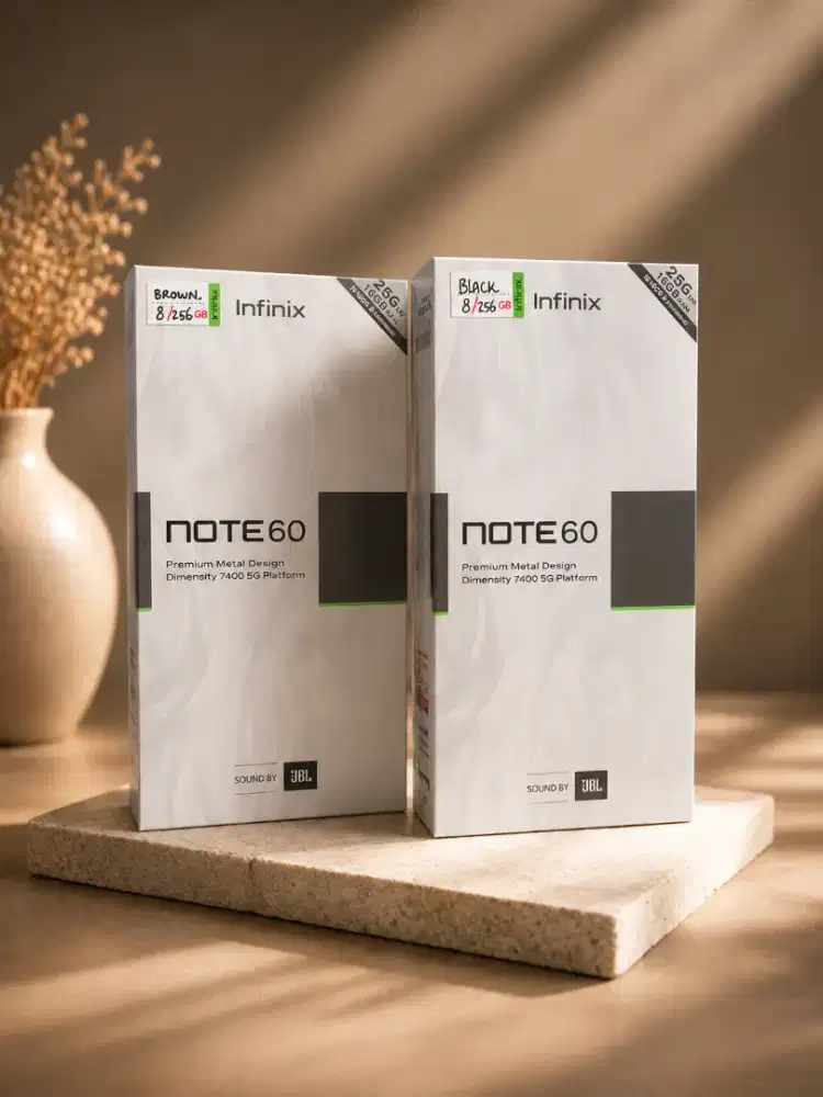 READY INFINIX NOTE 60 5G RAM 8/256