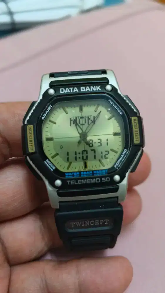 Casio Twincept Data Bank ABX-58 langka (rare)