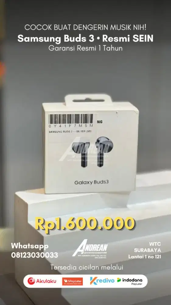 Samsung Buds 3 New Segel