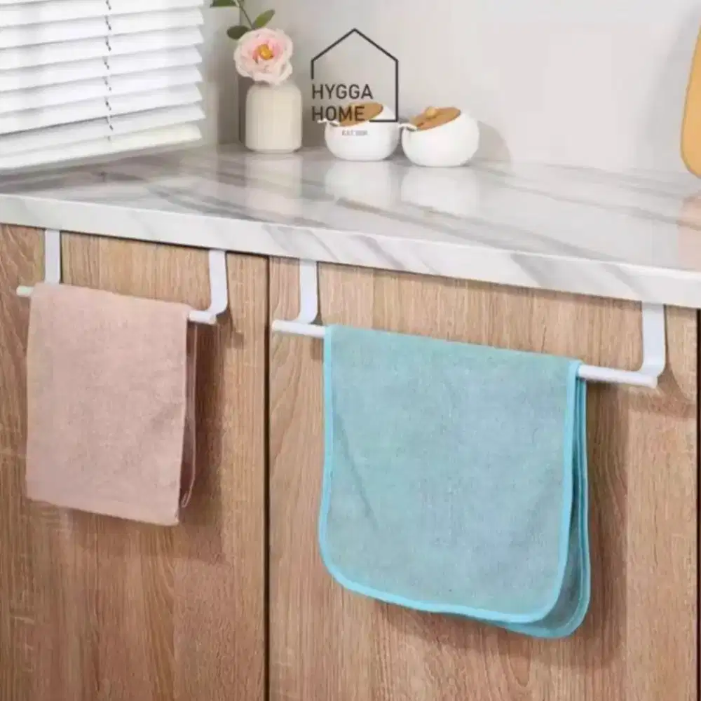 Gantungan Besi Stainless Pendek Untuk Lap Dapur Normal Siap Pakai