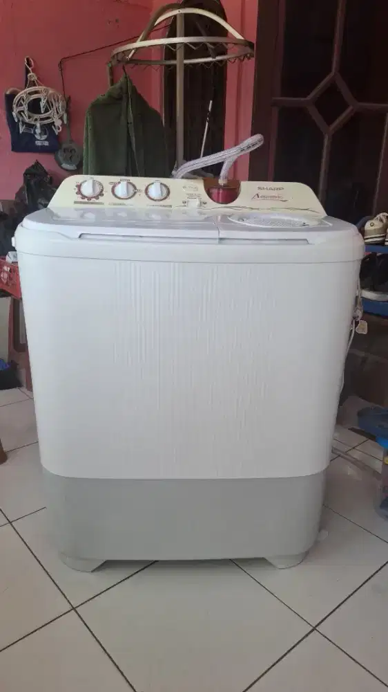 DIJUAL MESIN CUCI SHARP 2 TABUNG KAPASITAS 9KG