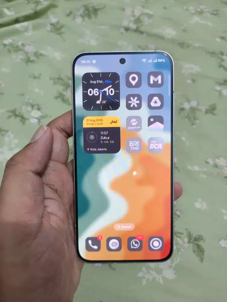 Oppo Reno 15 5G White 8/256 Fullset Mulus Like New