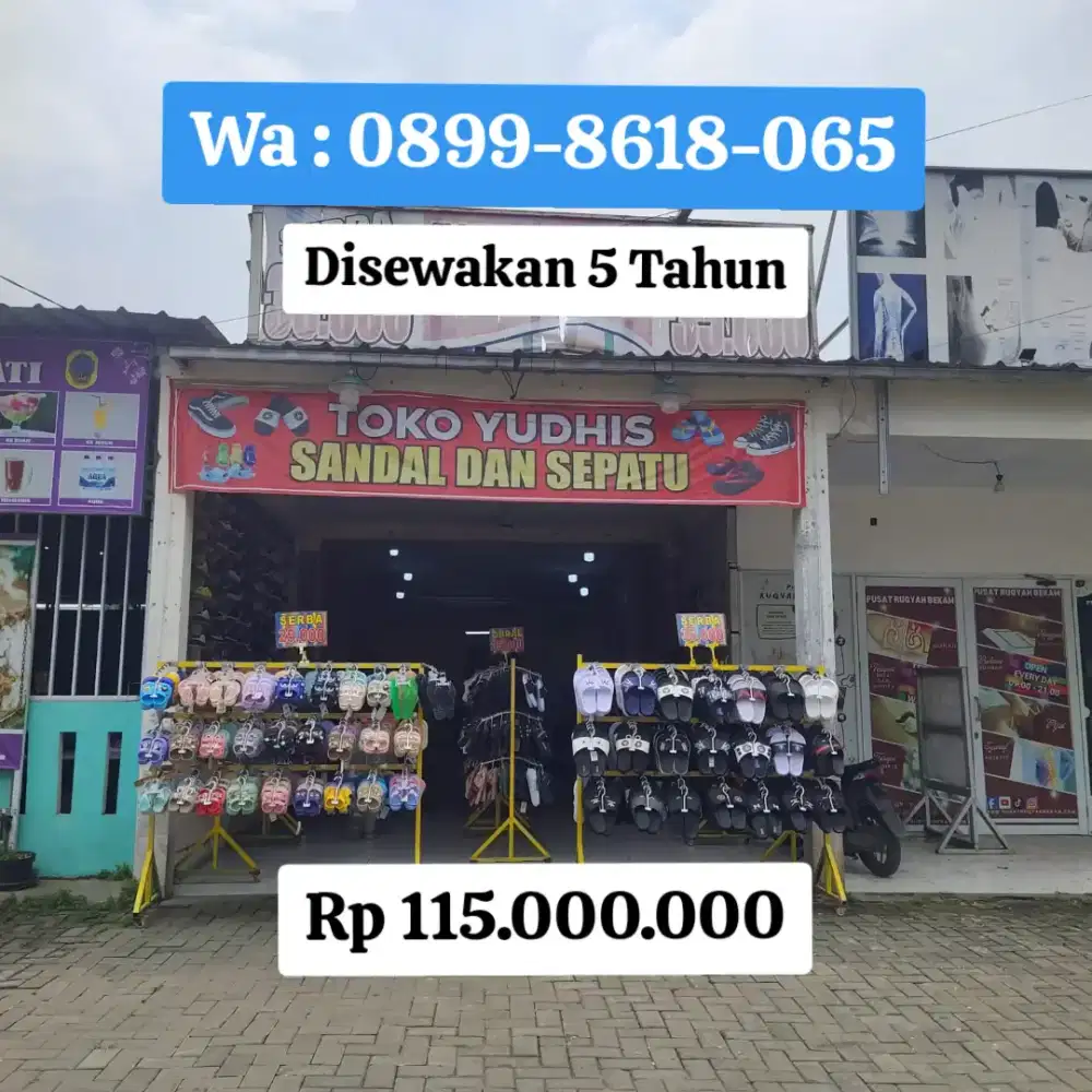 Disewakan Cepat 5 Tahun Ruko/Toko Di Pasar Kemis Tangerang