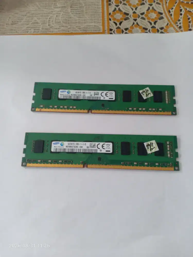 Ram DDR 3 kapasitas 4G (2 pcs)