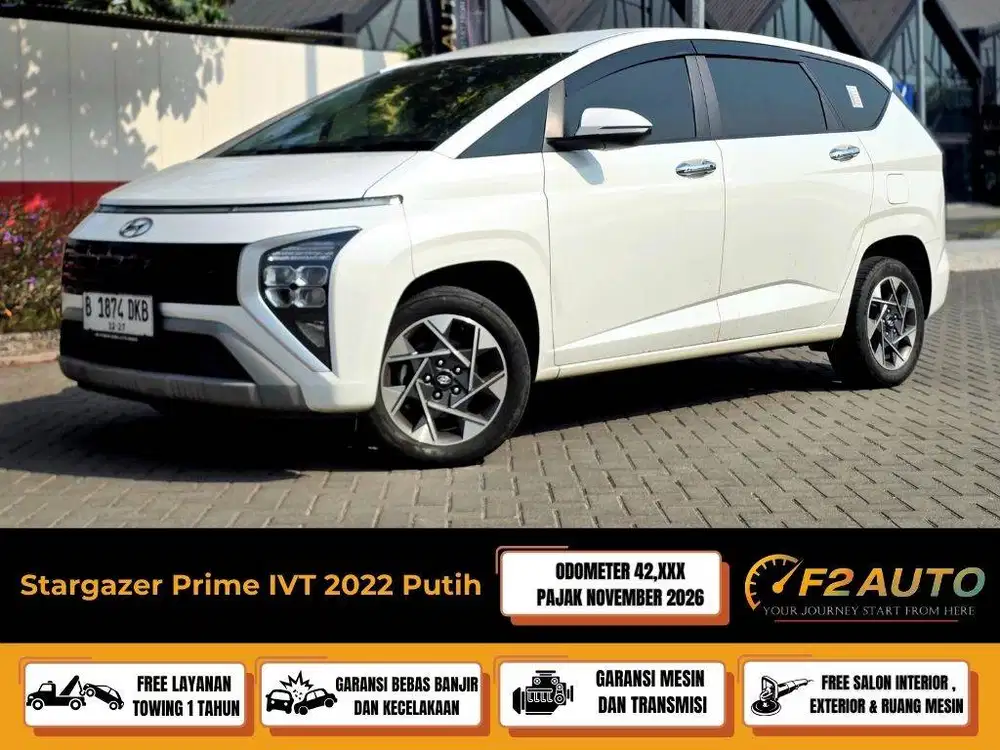 Hyundai Stargazer Prime IVT 2022 Putih
