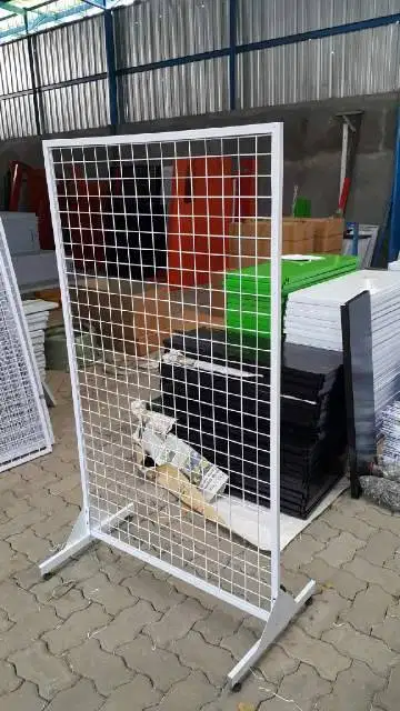 BACKMASH DISPLAY DENGAN KAKI T. 150 CM BISA REQUEST HARGA TERJANGKAU