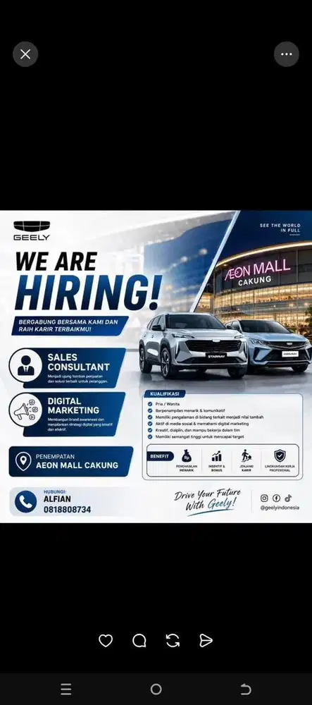 Lowongan sales dan digital sales