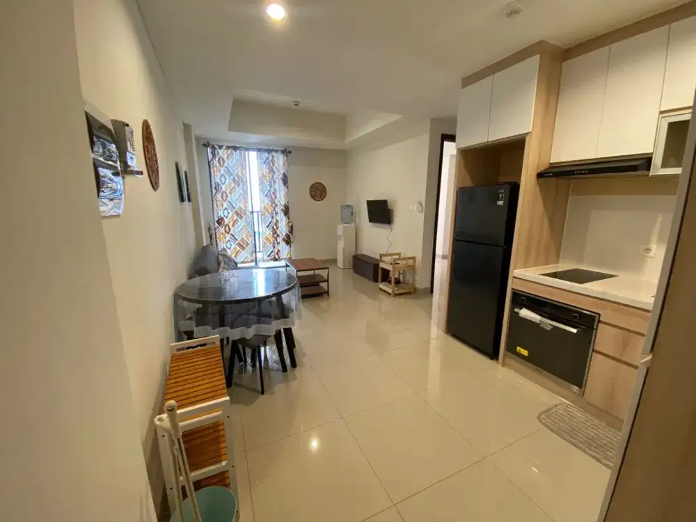 Disewakan Cleon park apartmen 2 BR Full Furnished Nyaman Tinggal Bawa Koper