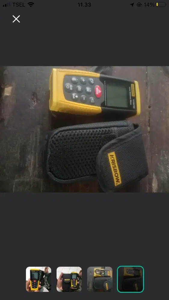 Meteran laser digital krisbow