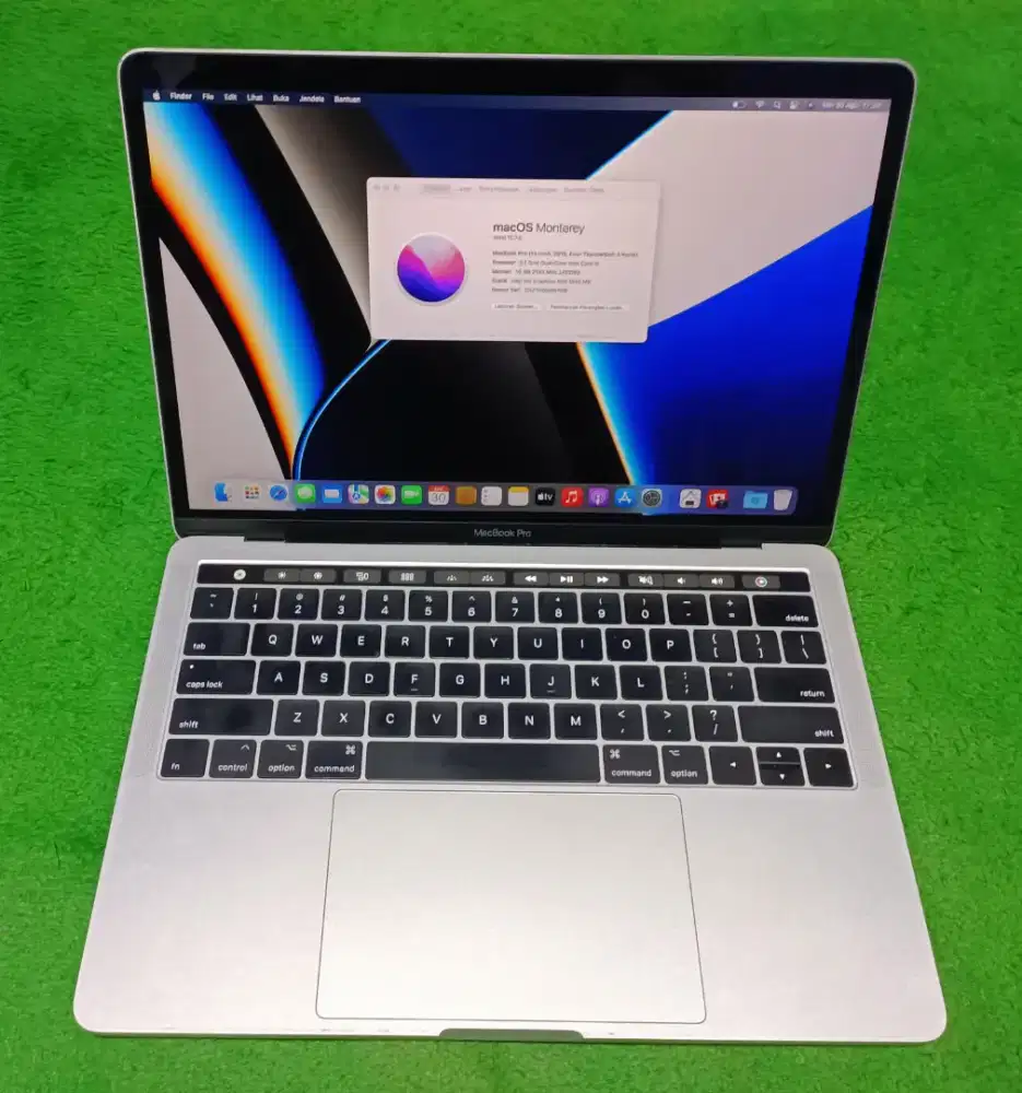 Apple MacBook Pro 2016 13inch i5 16/256 GB Silver Touchbar Murah