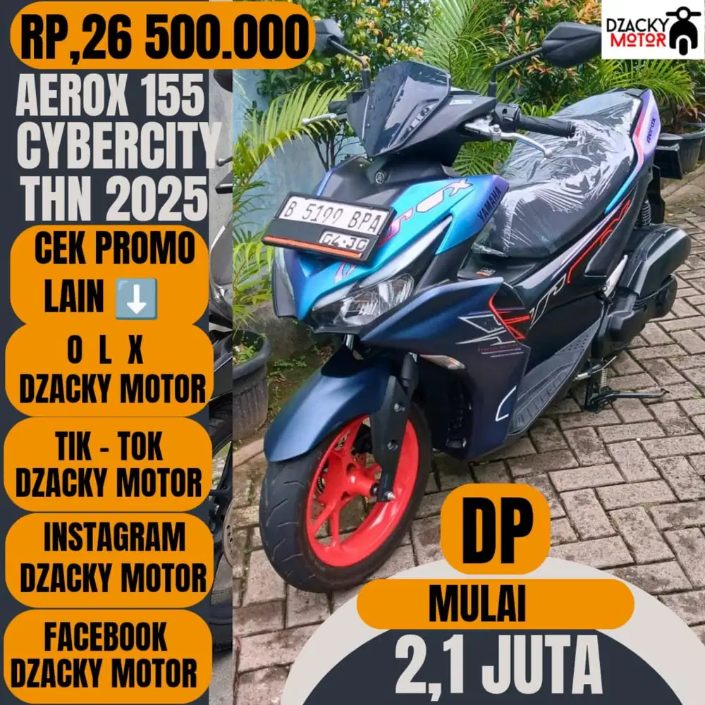 AEROX CYBERCITY 2025 SECOND LIKE' NEW