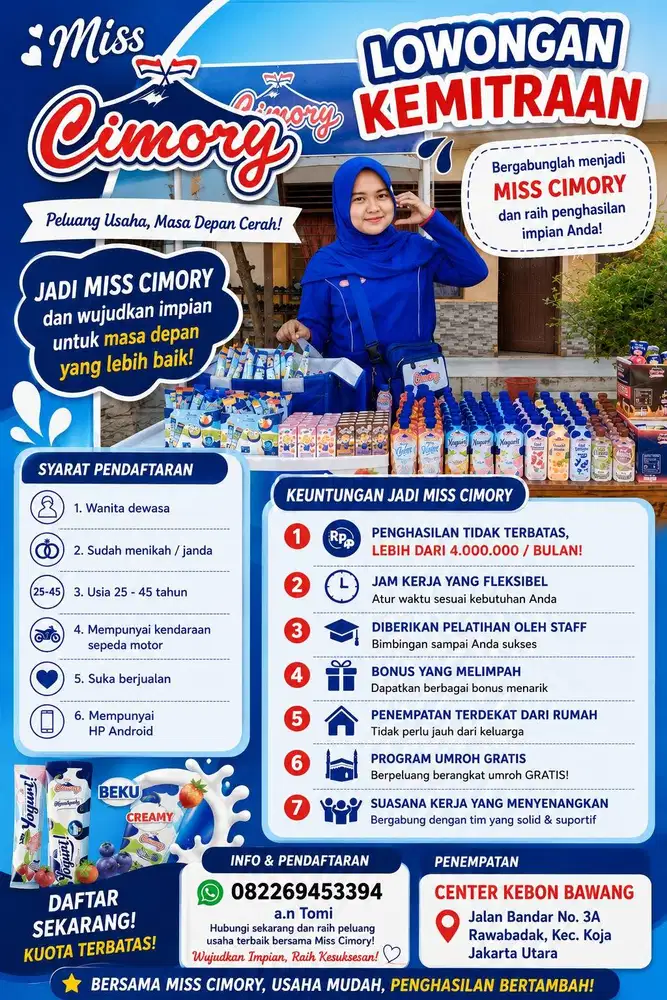Lowongan Pekerjaan Sebagai Miss Cimory