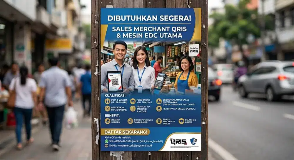 SALES MERCHANT (QRIS & MESIN EDC)