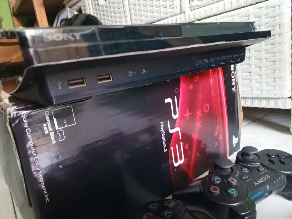 PS3 slim CECH-2000 HD 500gb Full Game segel mulus like new