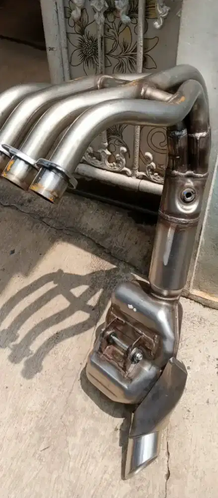 knalpot standar original Kawasaki zx25r 2022 gress