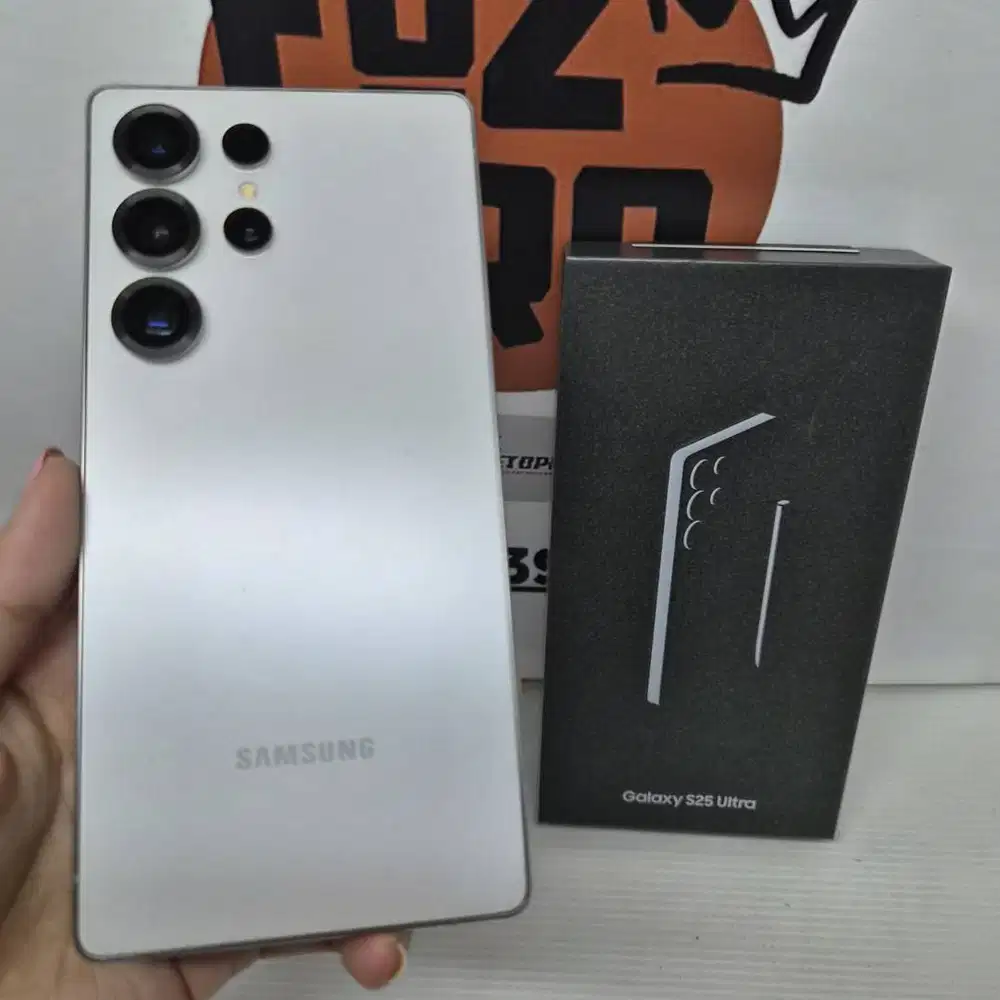Samsung S25 Ultra White 12/512GB FULLSET Mulus No Minus Ex Sein