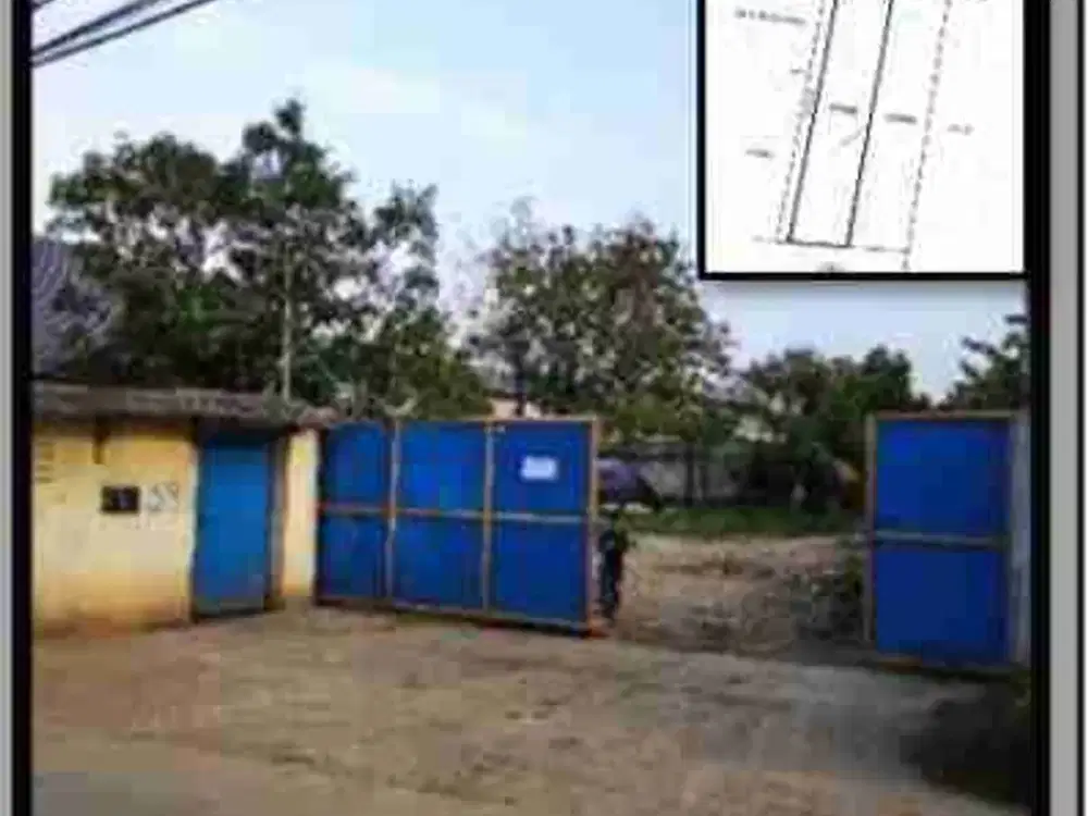 Tanah dan Gudang Dekat Jl Raya Daan mogot cuma 1,3 KM ke Jalan Raya
