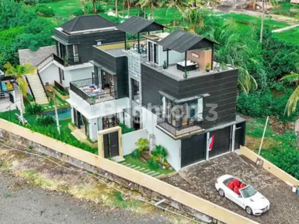 Luxury Beach Front Villa Full Furnished Pantai Saba Gianyar