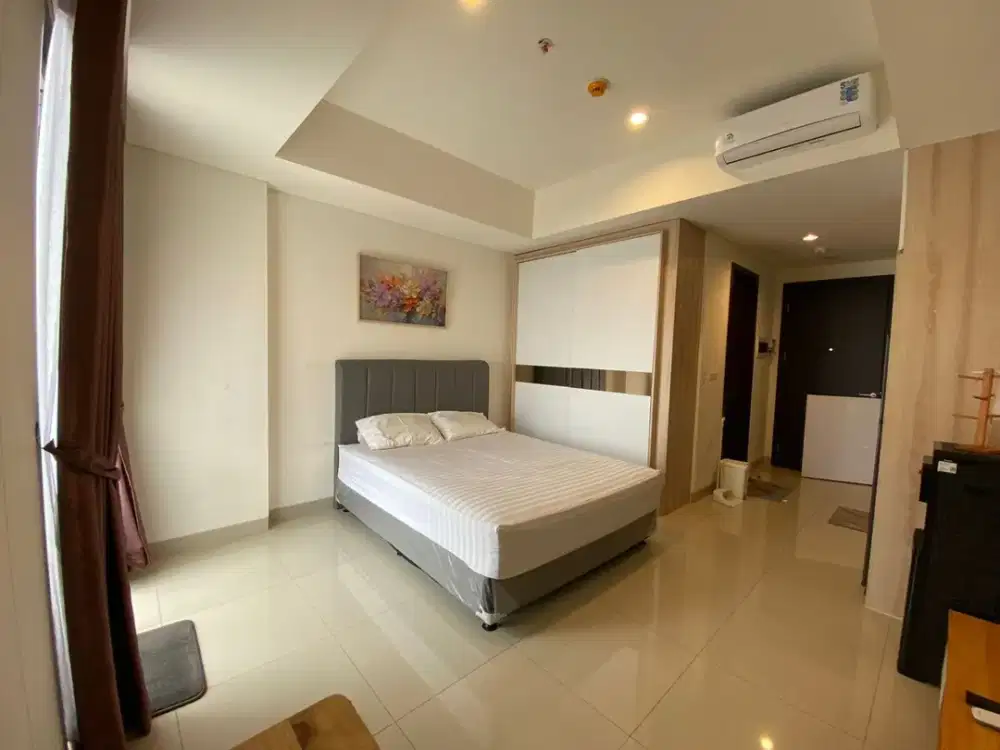 Disewakan Apartemen Cleon Park Tipe Studio Full Furnish View Bianglala Aeon Mall JGC