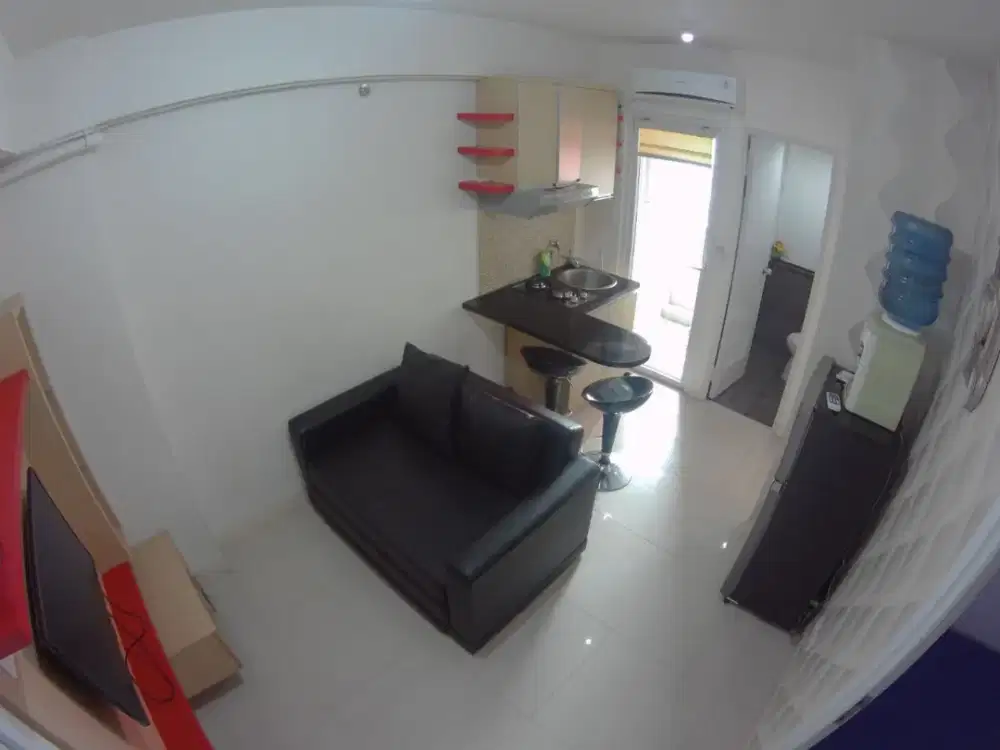 Apartemen Green Pramuka 2br full furnised lengkap harga murah