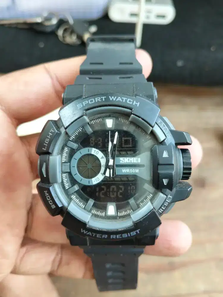Jam tangan digital+analog merk Skmei 1117