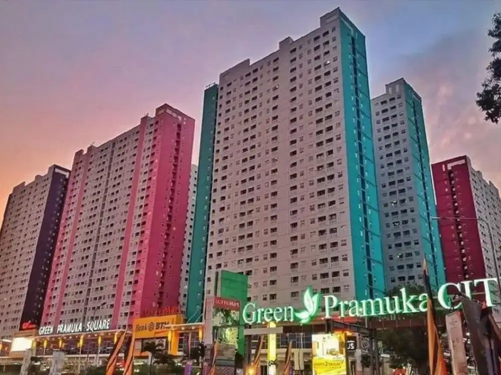 Harian / Mingguan Apartemen 1 kamar & 2 kamar furnished + wifi di jakarta pusat