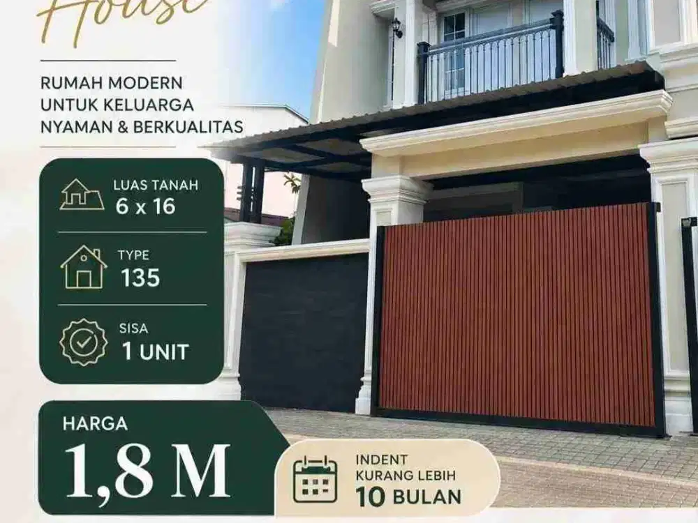 Dijual Rumah 2 lantai di Jl. S. Saddang Baru Makassar