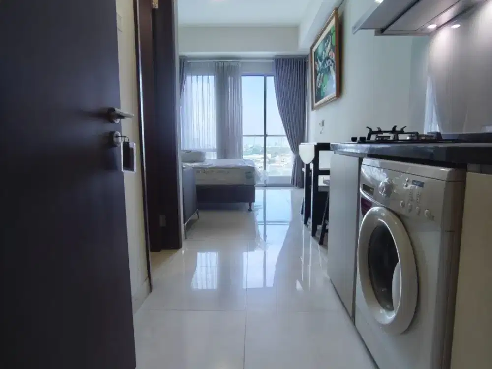 Dijual Apartemen Puri Mansion Studio 26 m2 Furnish Termurah 360 Juta NET Kondisi BARU BELUM PERNAH DIHUNI SAMA SEKALI