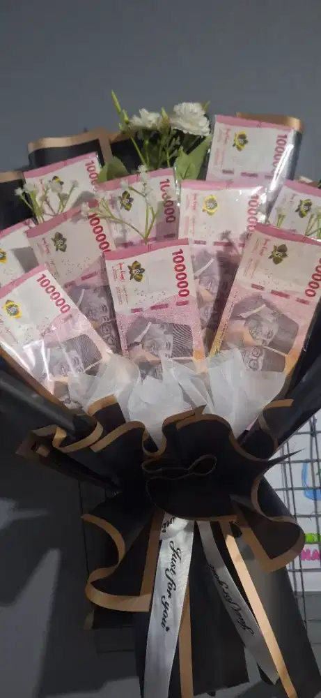 Bucket Uang Bucket Bunga Hadiah