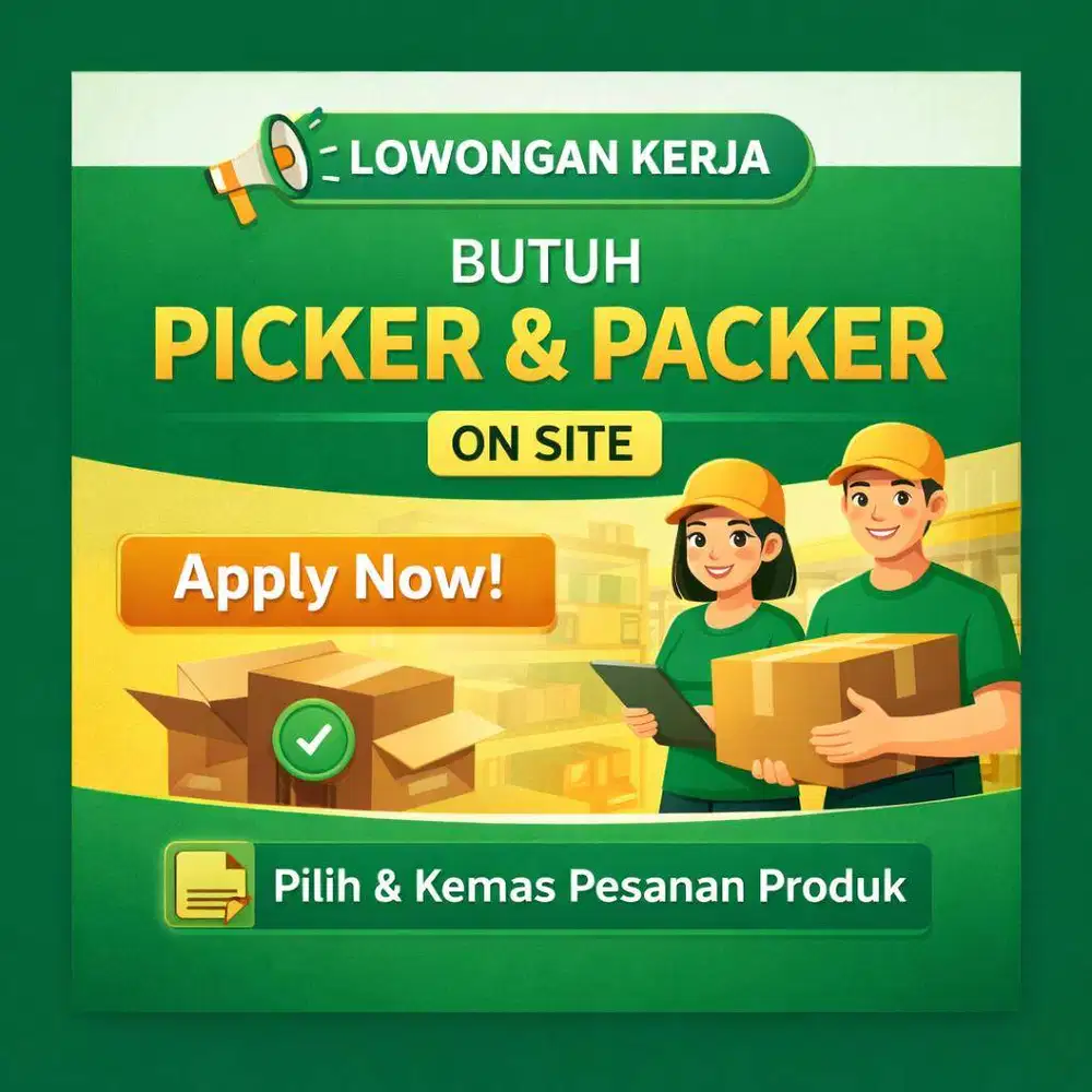Picker & Packer (Gudang E-Commerce)