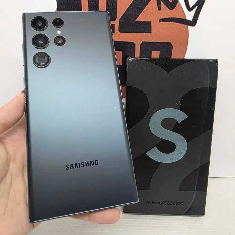 Samsung S22 Ultra 12/256GB FULLSET Mulus No Minus Ex Sein RESMI