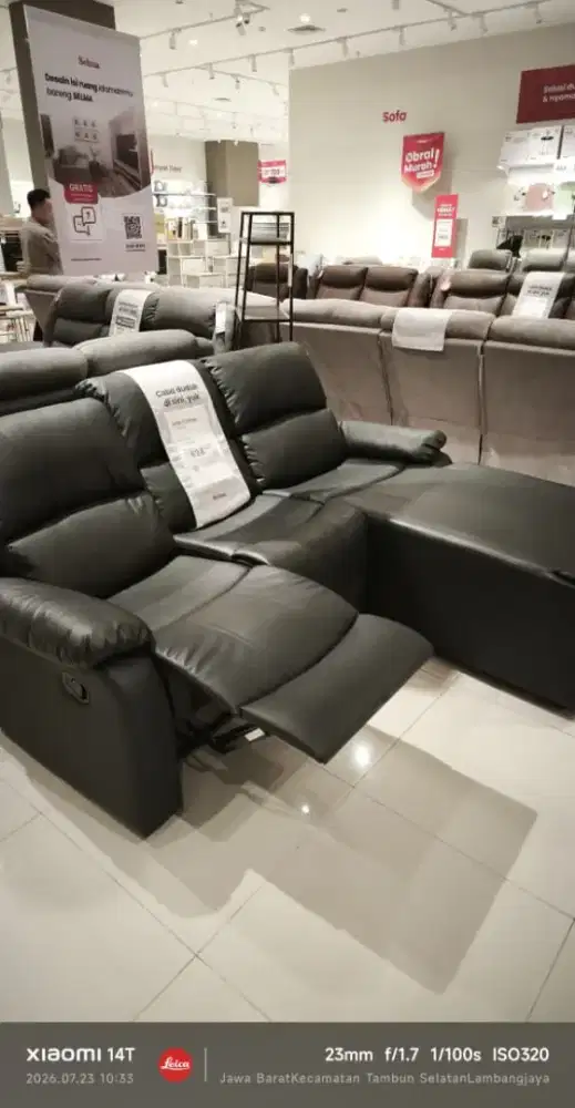 OBRAL MURAH SOFA L RECLINER