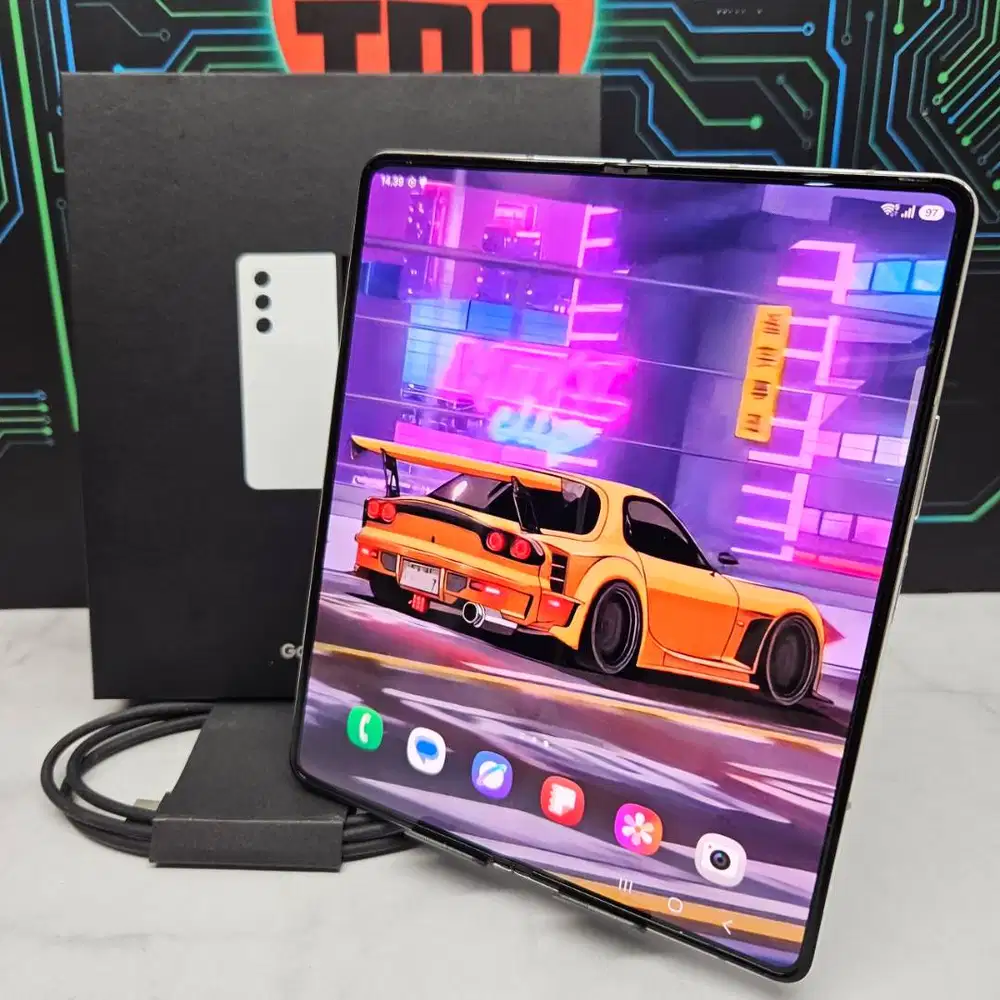 Samsung Galaxy Z Fold 5 12/256GB Cream Fullset SEIN Resmi No Minus