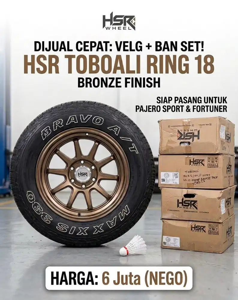VELG HSR PAJERO FORTUNER