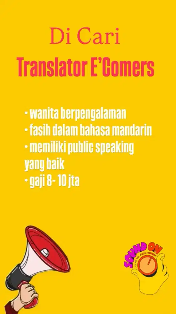 Translator e-commerce