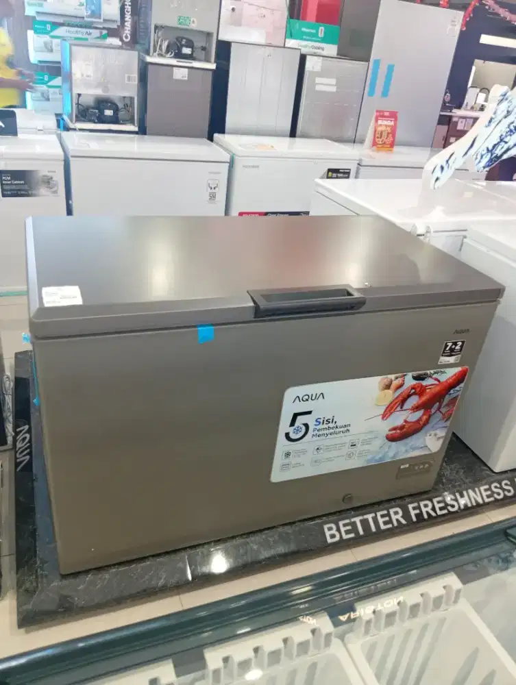 PUSAT PROMO FREEZER AQUA TERMURAH MULAI 2 JUTAAN TERPERCAYA BERGARANSI