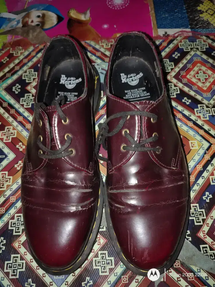 Dr Martens 1461 Vegan Red Carry
