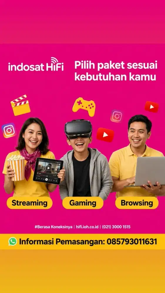 INTERNET INDOSAT HIFI