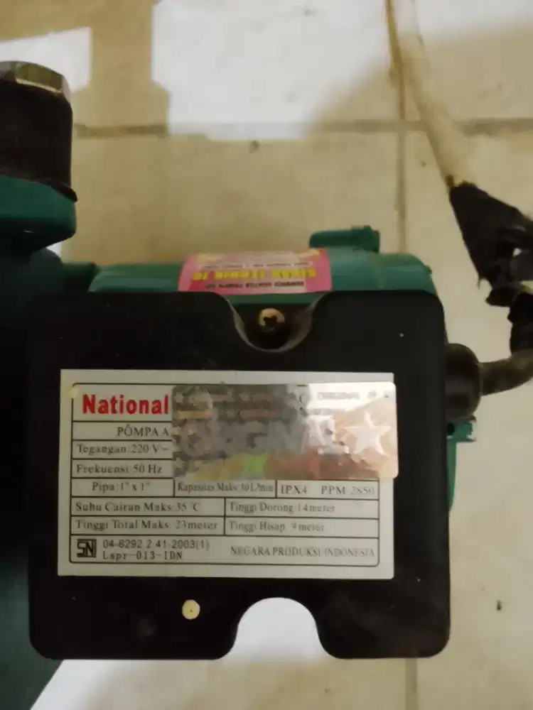 Pompa air National proco 125
