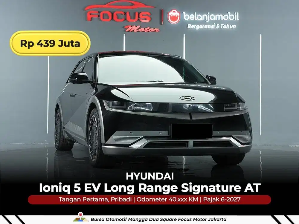 [ KM LOW ] Hyundai Ioniq 5 Long Range Signature EV AT 2023/2024