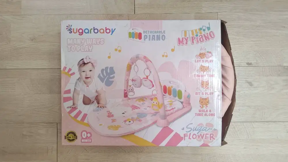 Sugar Baby My Piano Playmat Baby Gym Playgym Matras Bayi
