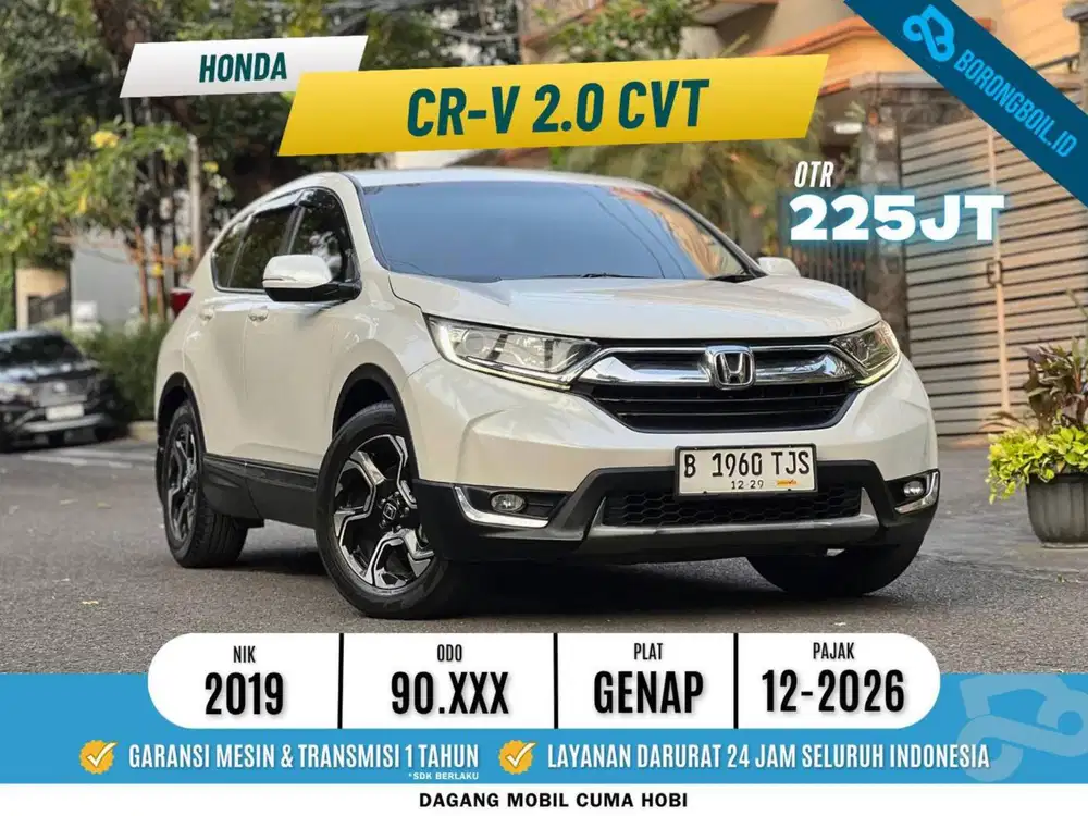 Honda CRV 2.0 cvt 2019 Putih