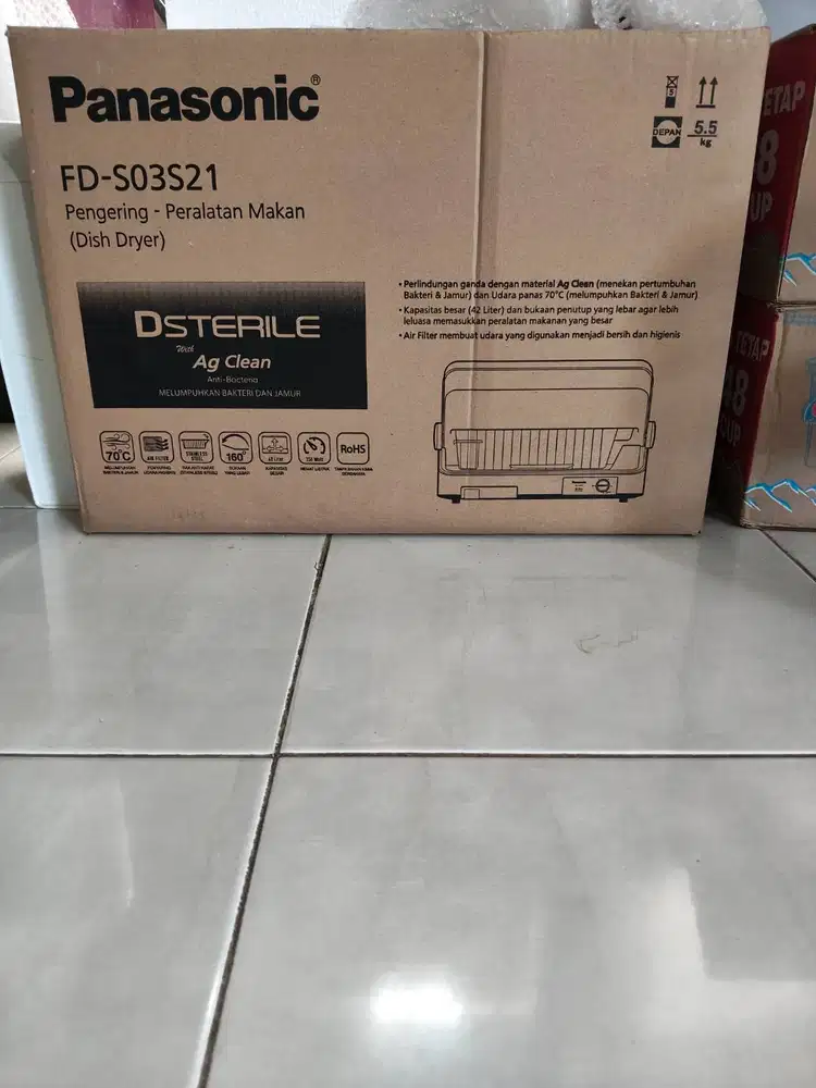 Pengering peralatan makan merk Panasonic