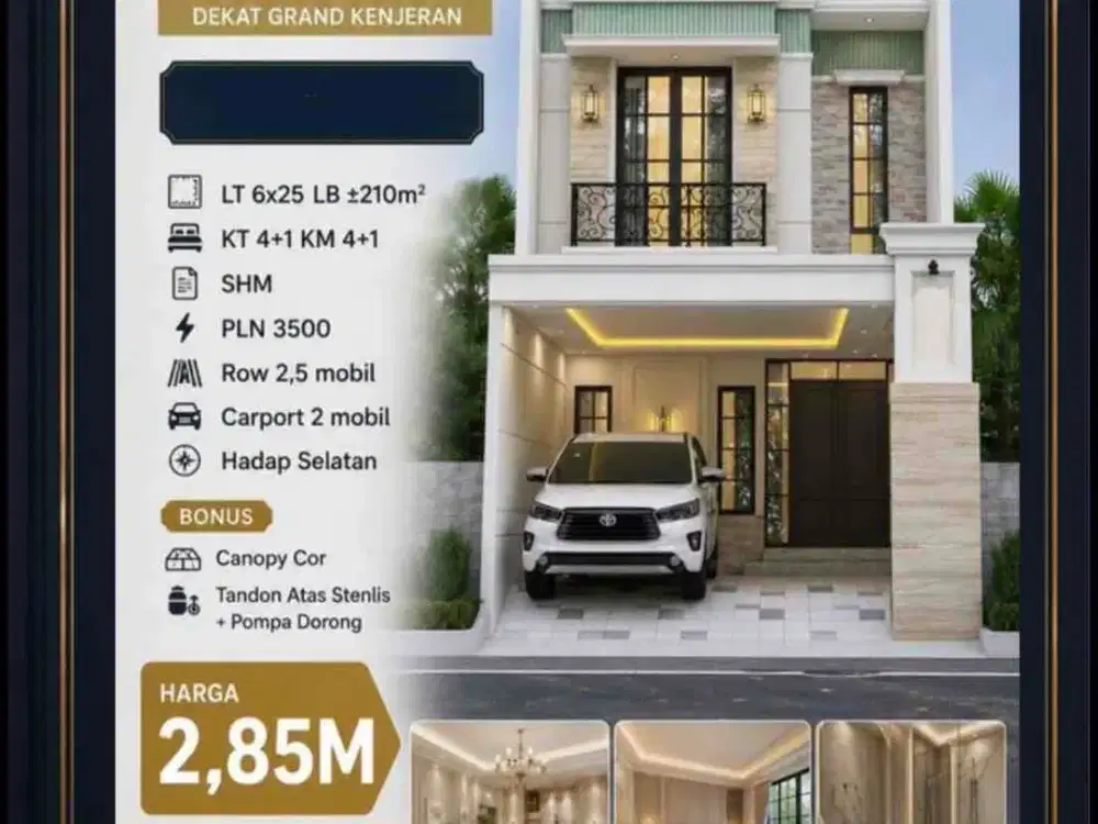 Dijual Rumah Babatan Pantai! Banyak Bonusan! Baru Gress! 2 LT!