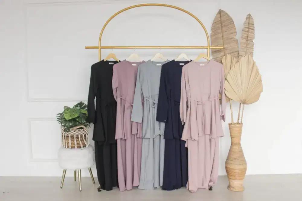 Gamis dewasa cocok untuk daily dan acara