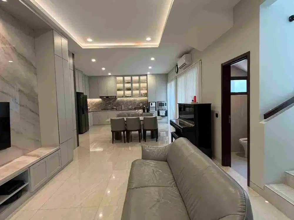 Rumah di Jalan Boulevard Cluster Amata Mozia - BSD semi furnish