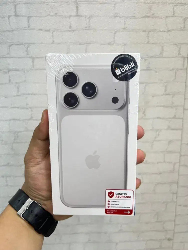 IPHONE 17 PRO 256 GB SILVER NEW SEGEL GARANSI RESMI INDONESIA